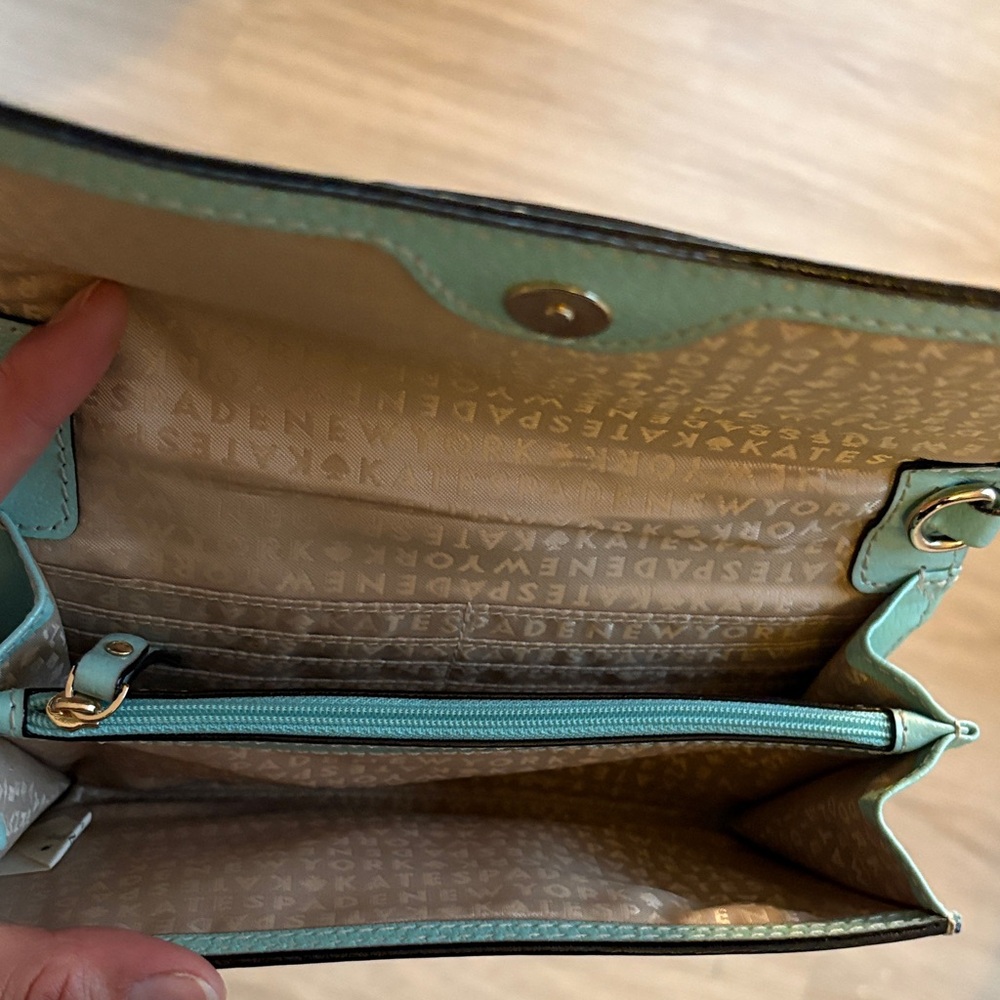 Kate Spade New York Wellesley Natalie Crossbody Purse • Spearmint • LIKE-NEW - Picture 9 of 11